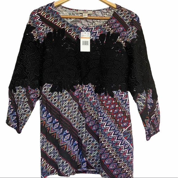 NWT Vintage America lace top size Small - Picture 4 of 5